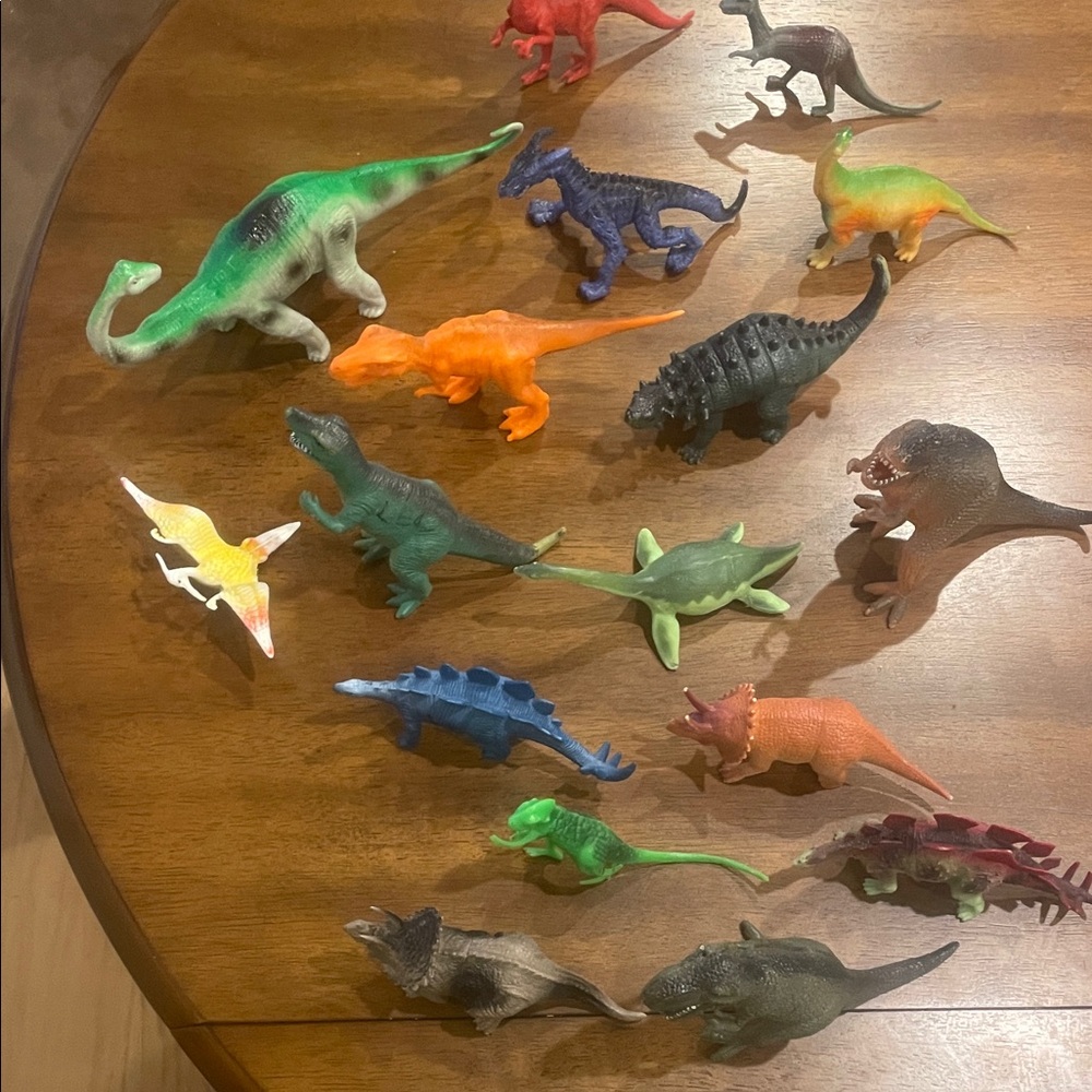 Colorful Dinosaur Toy Set